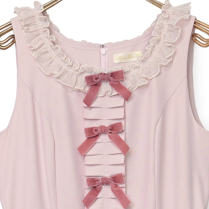 Lady tulle sleeveless dress