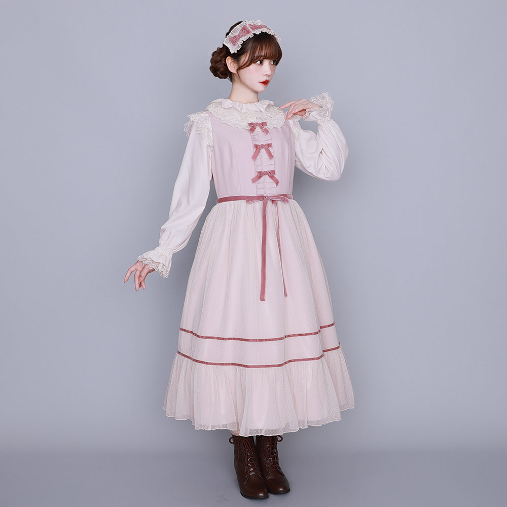 Lady tulle frill hair clip