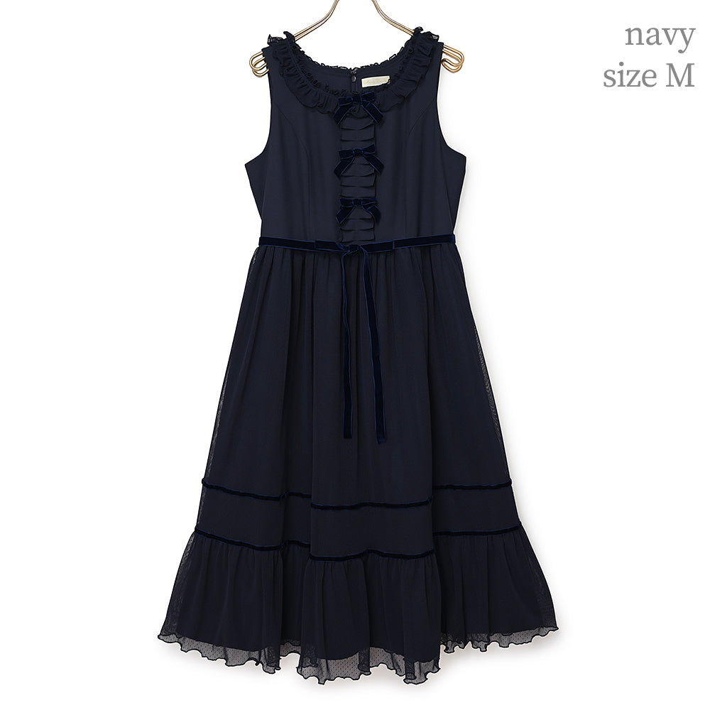Lady tulle sleeveless dress