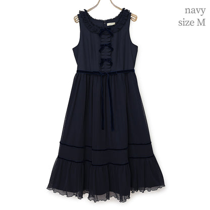 Lady tulle sleeveless dress