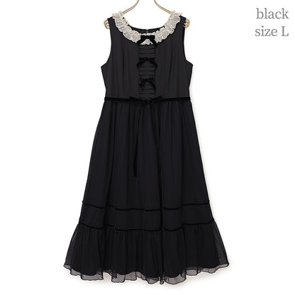 Lady tulle sleeveless dress