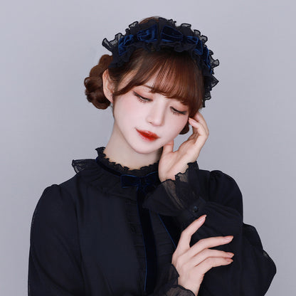 Lady tulle frill hair clip