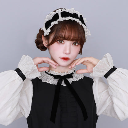 Lady tulle frill hair clip