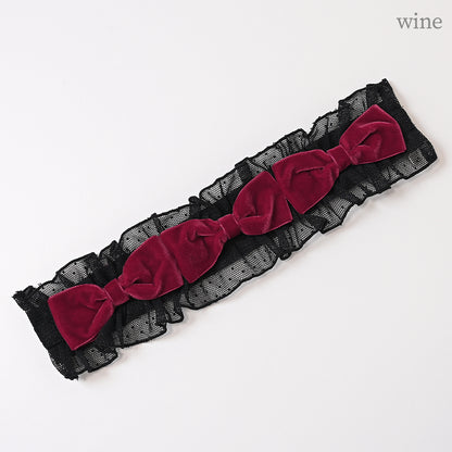 Lady tulle frill hair clip