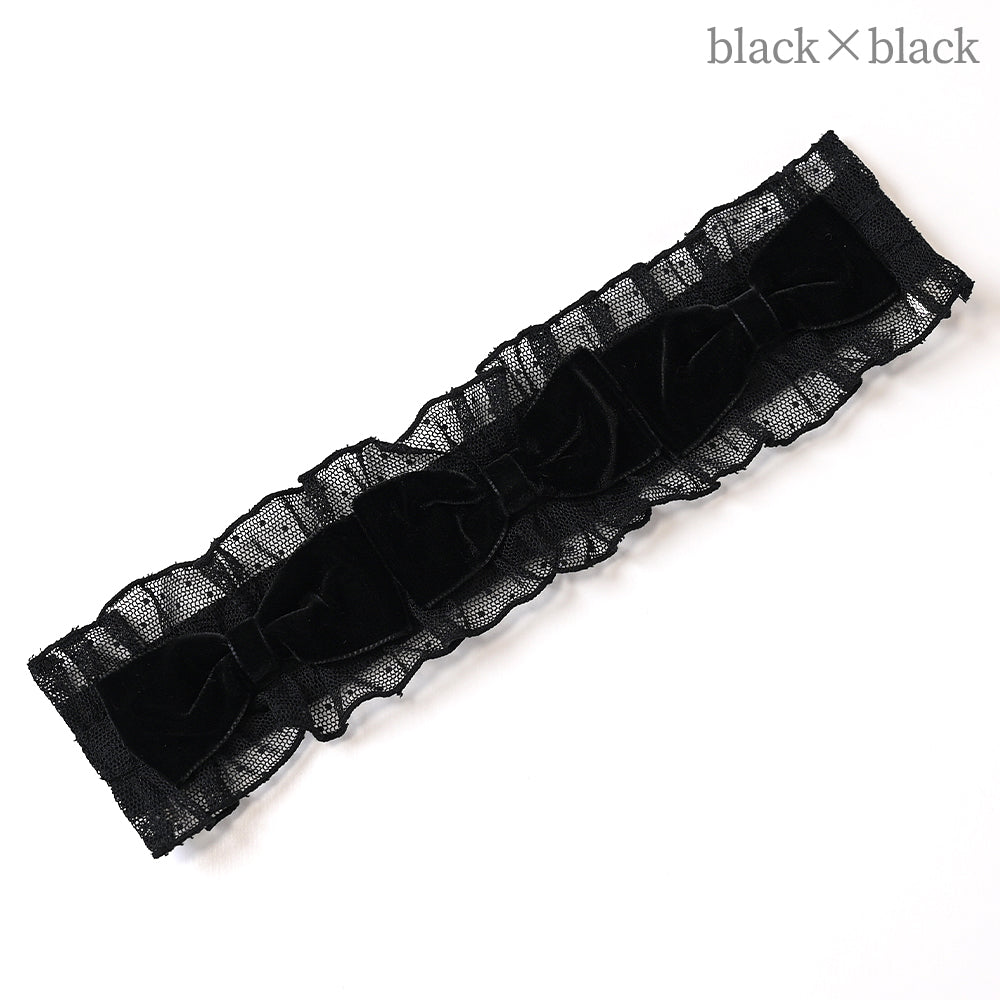 Lady tulle frill hair clip