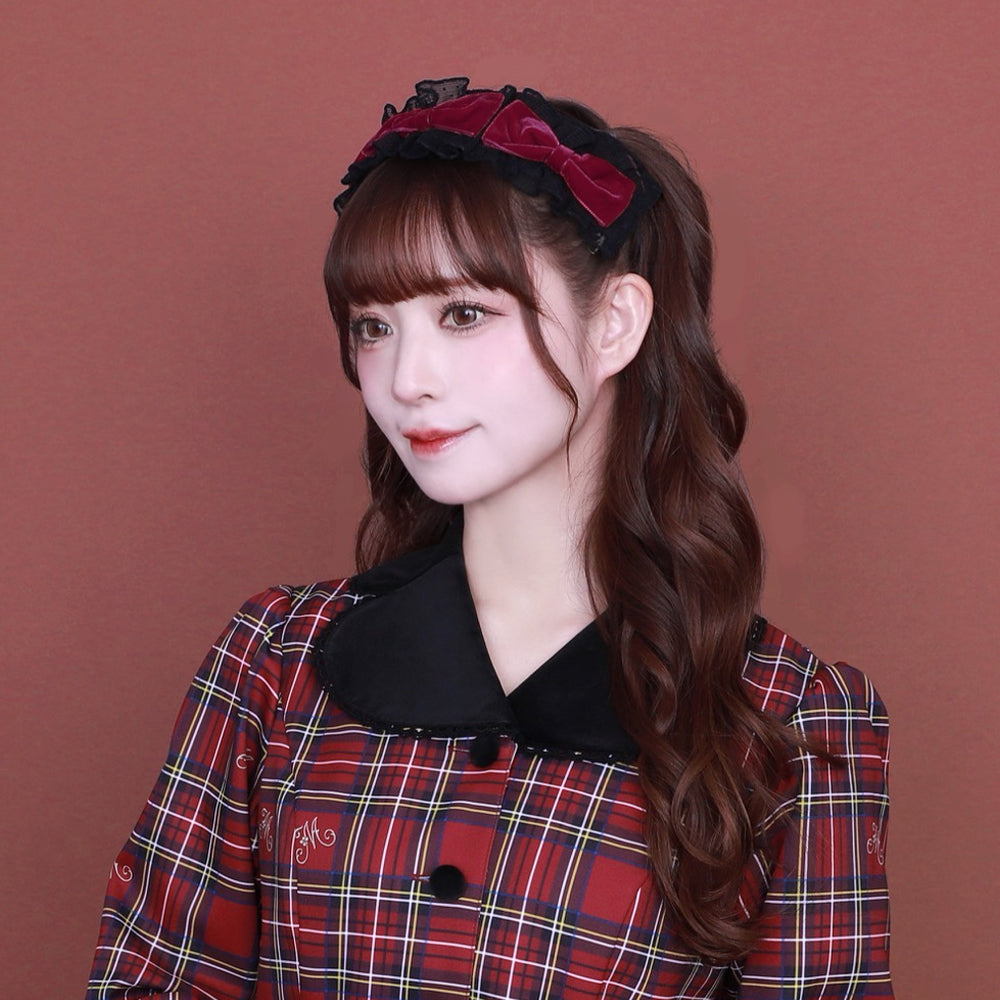 Lady tulle frill hair clip