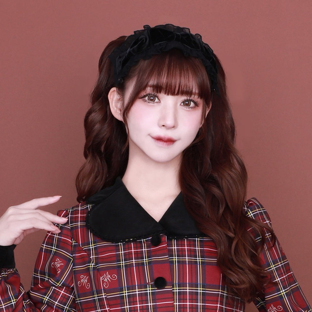 Lady tulle frill hair clip