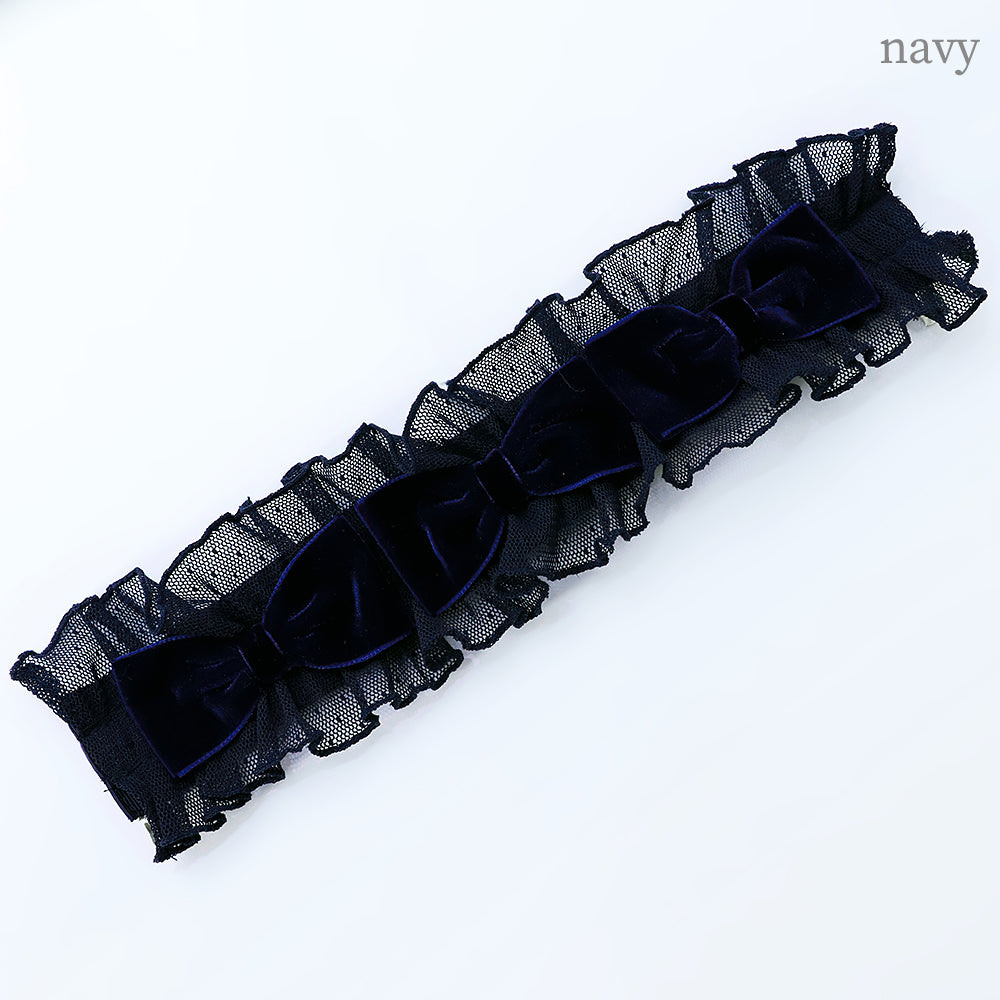 Lady tulle frill hair clip