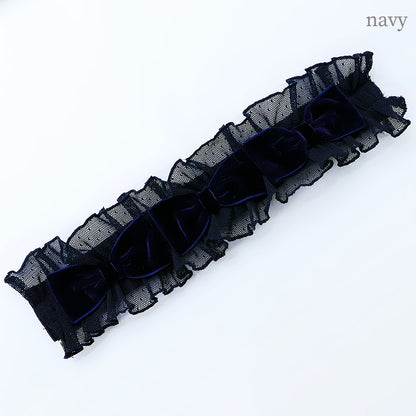 Lady tulle frill hair clip