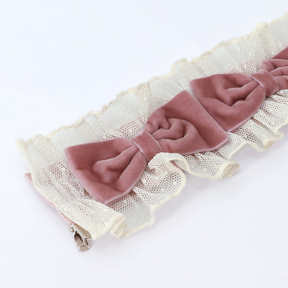 Lady tulle frill hair clip