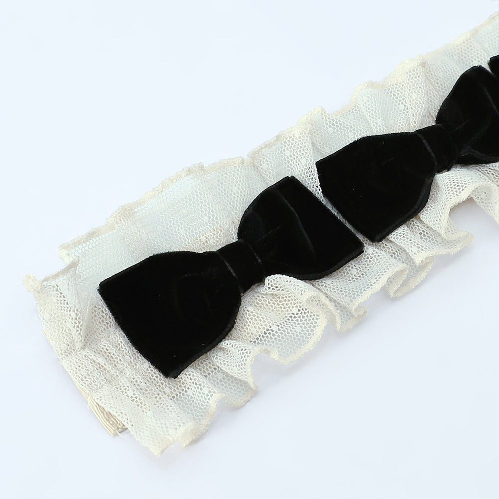 Lady tulle frill hair clip