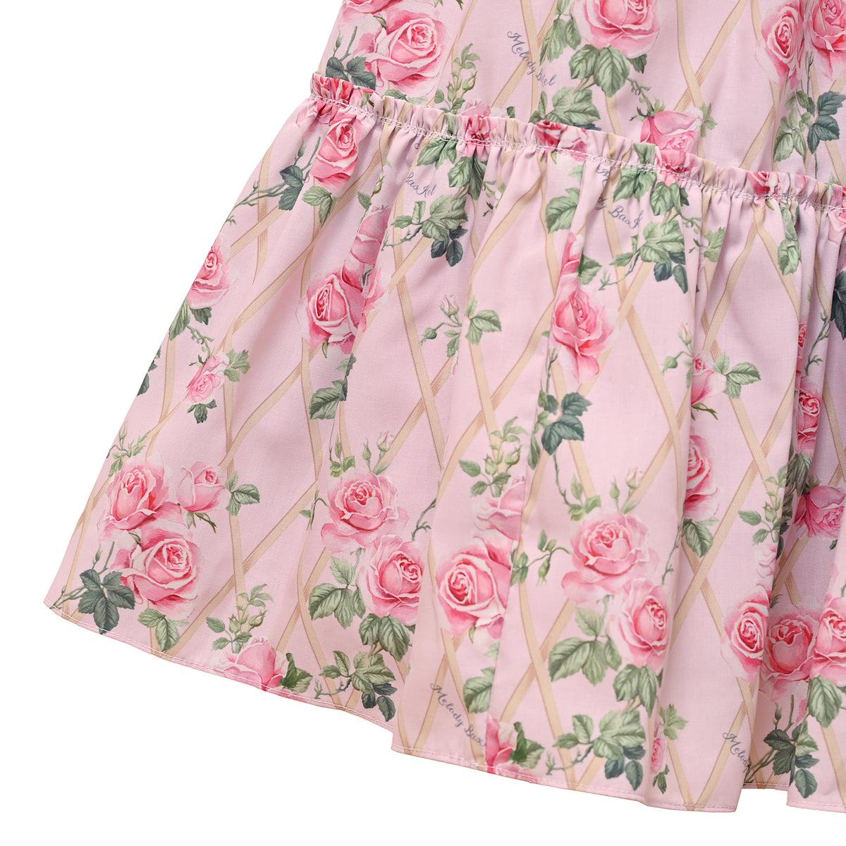Rose gardenフリルカラーワンピース