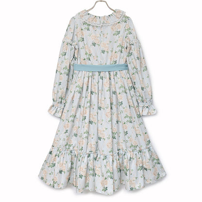 Rose garden frill collar dress