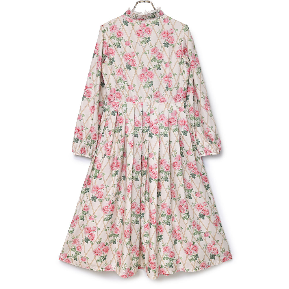 Rose garden bow tie dress