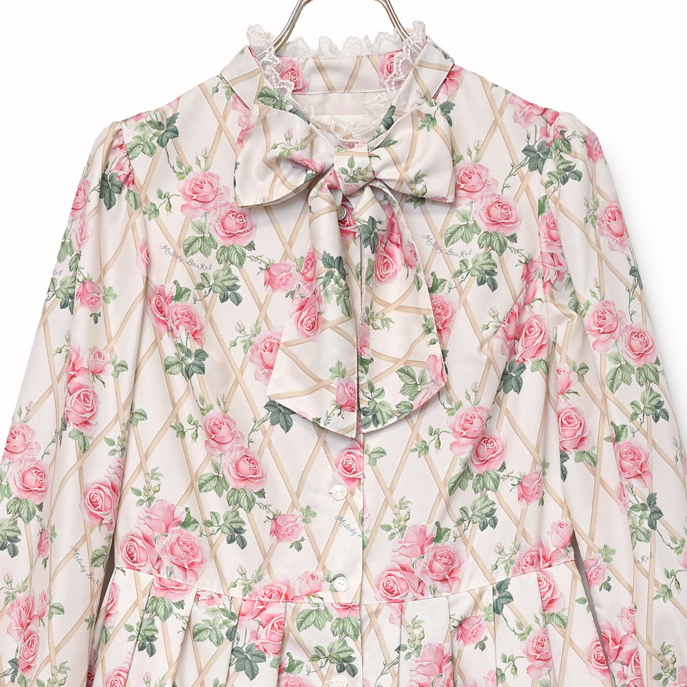 Rose garden bow tie dress