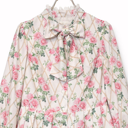 Rose garden bow tie dress