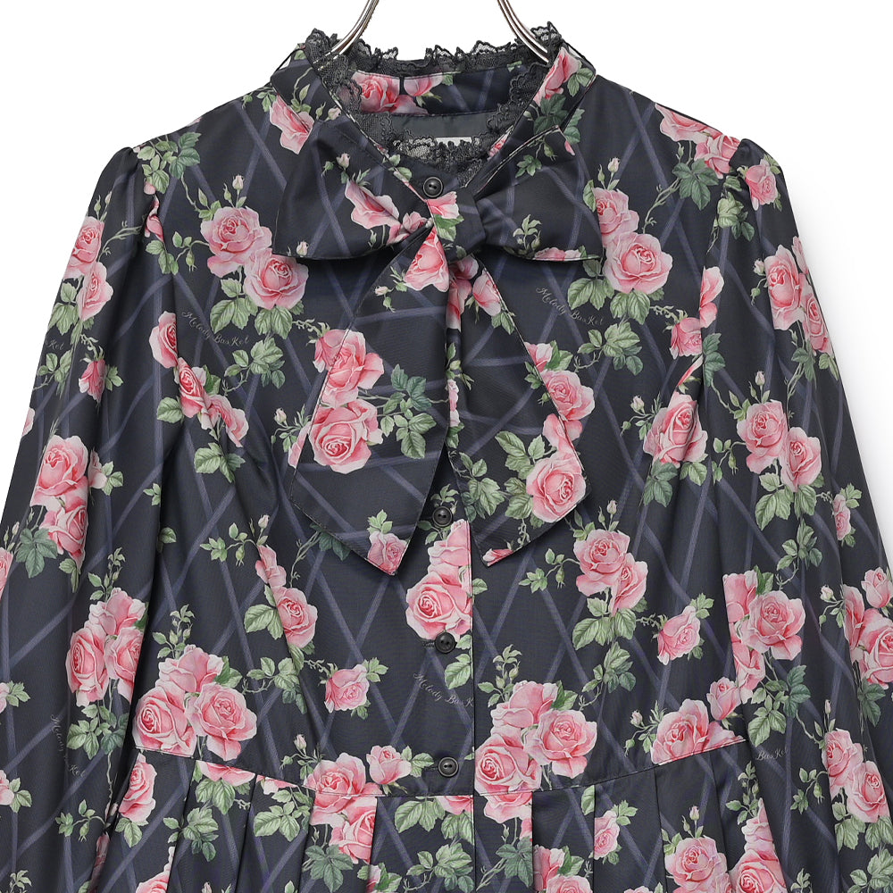 Rose garden bow tie dress