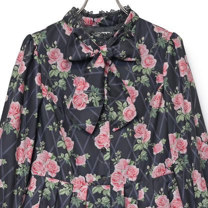 Rose garden bow tie dress