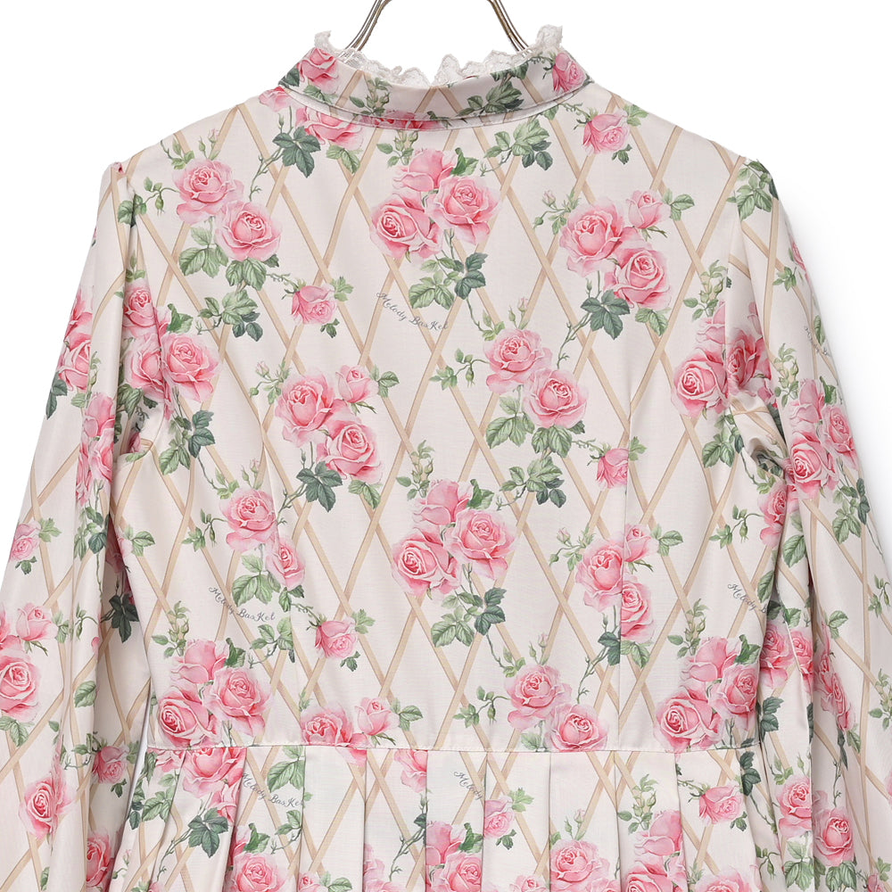 Rose garden bow tie dress