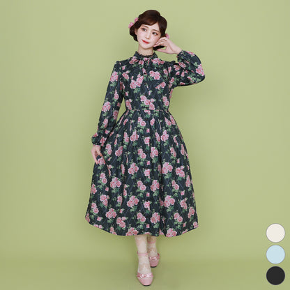 Rose garden bow tie dress
