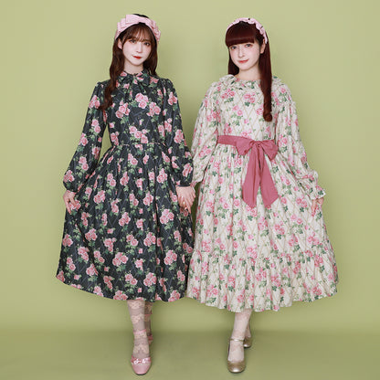 Rose garden bow tie dress