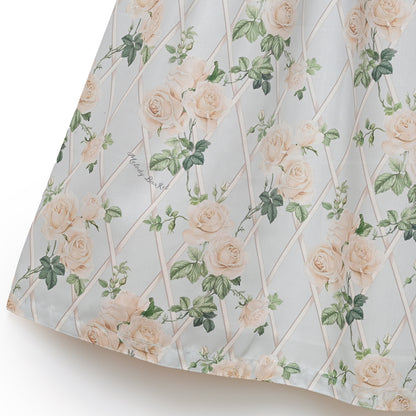 Rose garden bow tie dress