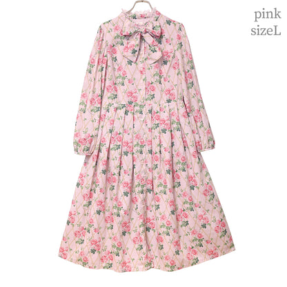 Rose gardenボウタイワンピース