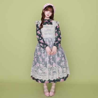 Rose garden bow tie dress