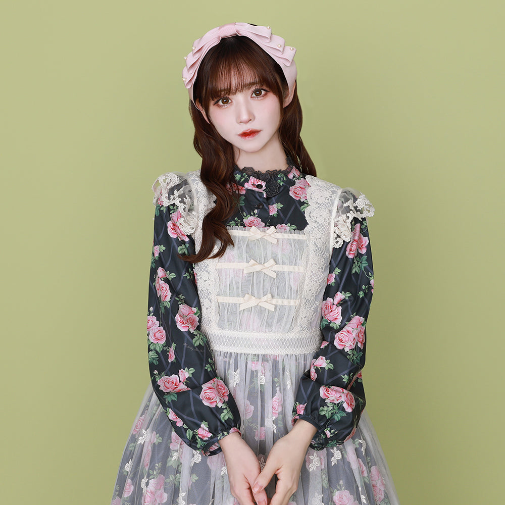 Rose garden bow tie dress