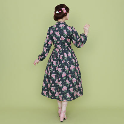 Rose garden bow tie dress