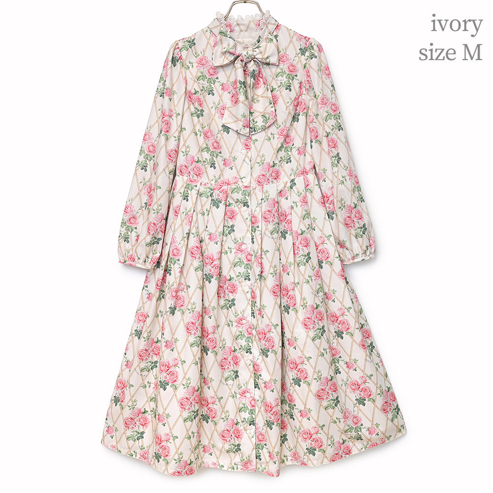 Rose garden bow tie dress