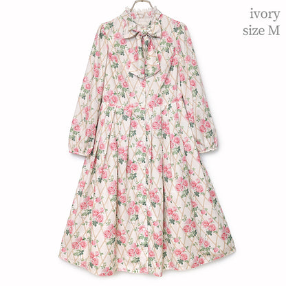 Rose garden bow tie dress