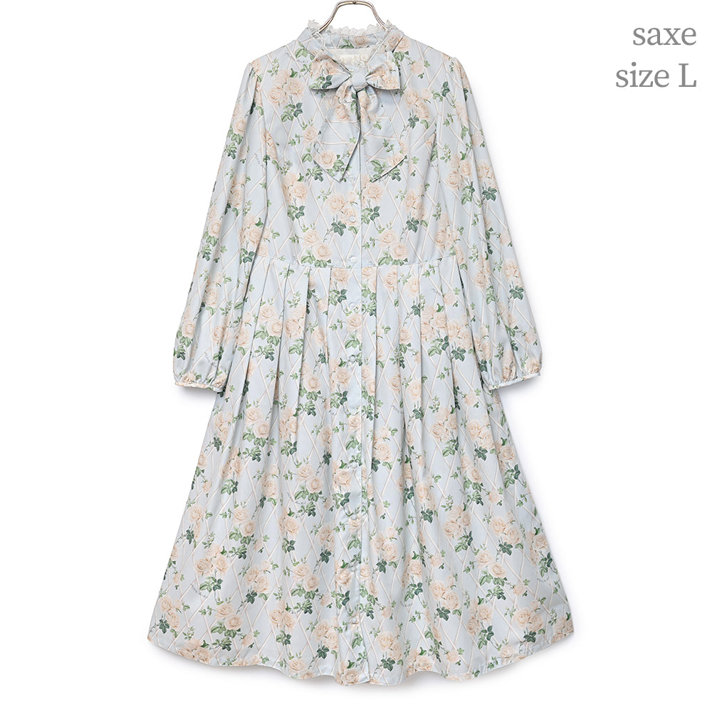 Rose garden bow tie dress
