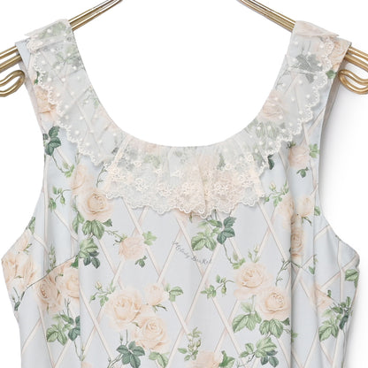 Rose garden jumper dress