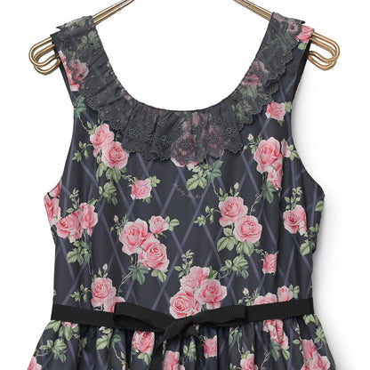 Rose garden jumper dress