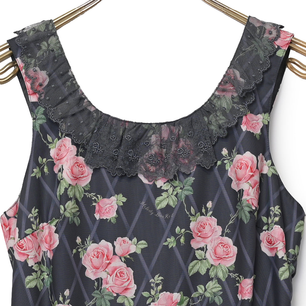 Rose garden jumper dress