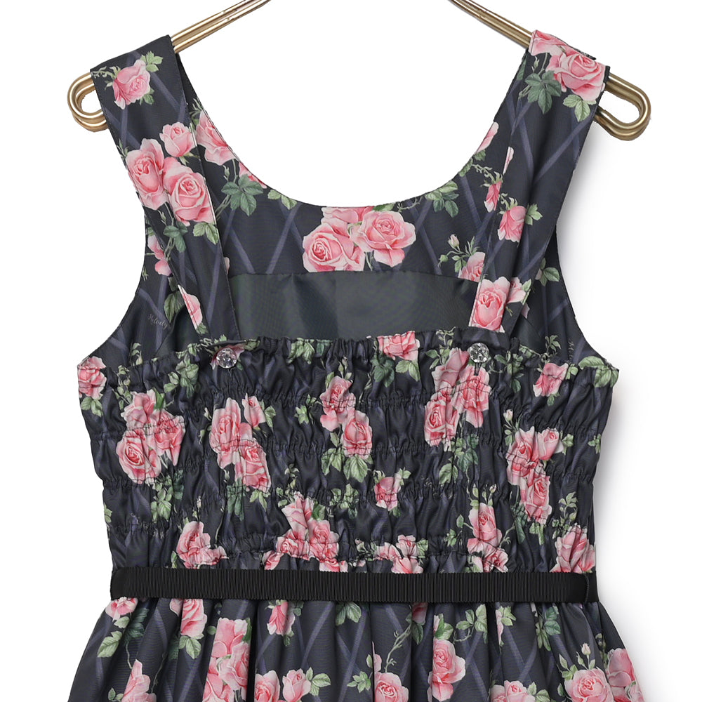 Rose garden jumper dress