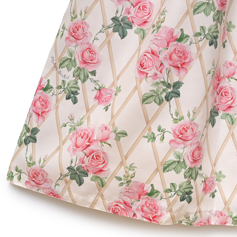 Rose garden jumper dress