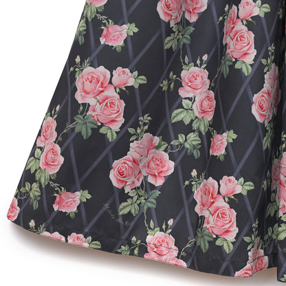 Rose garden jumper dress