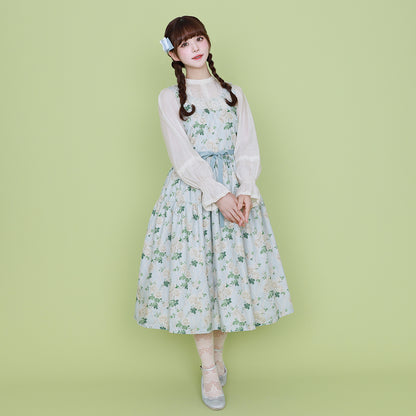 Rose garden jumper dress