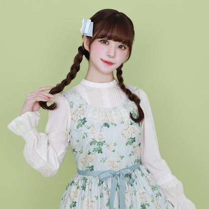 Rose garden jumper dress