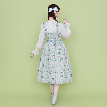 Rose garden jumper dress