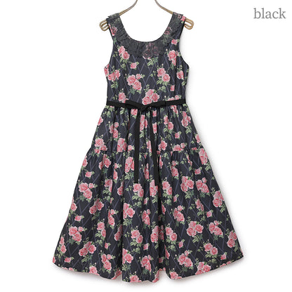 Rose garden jumper dress