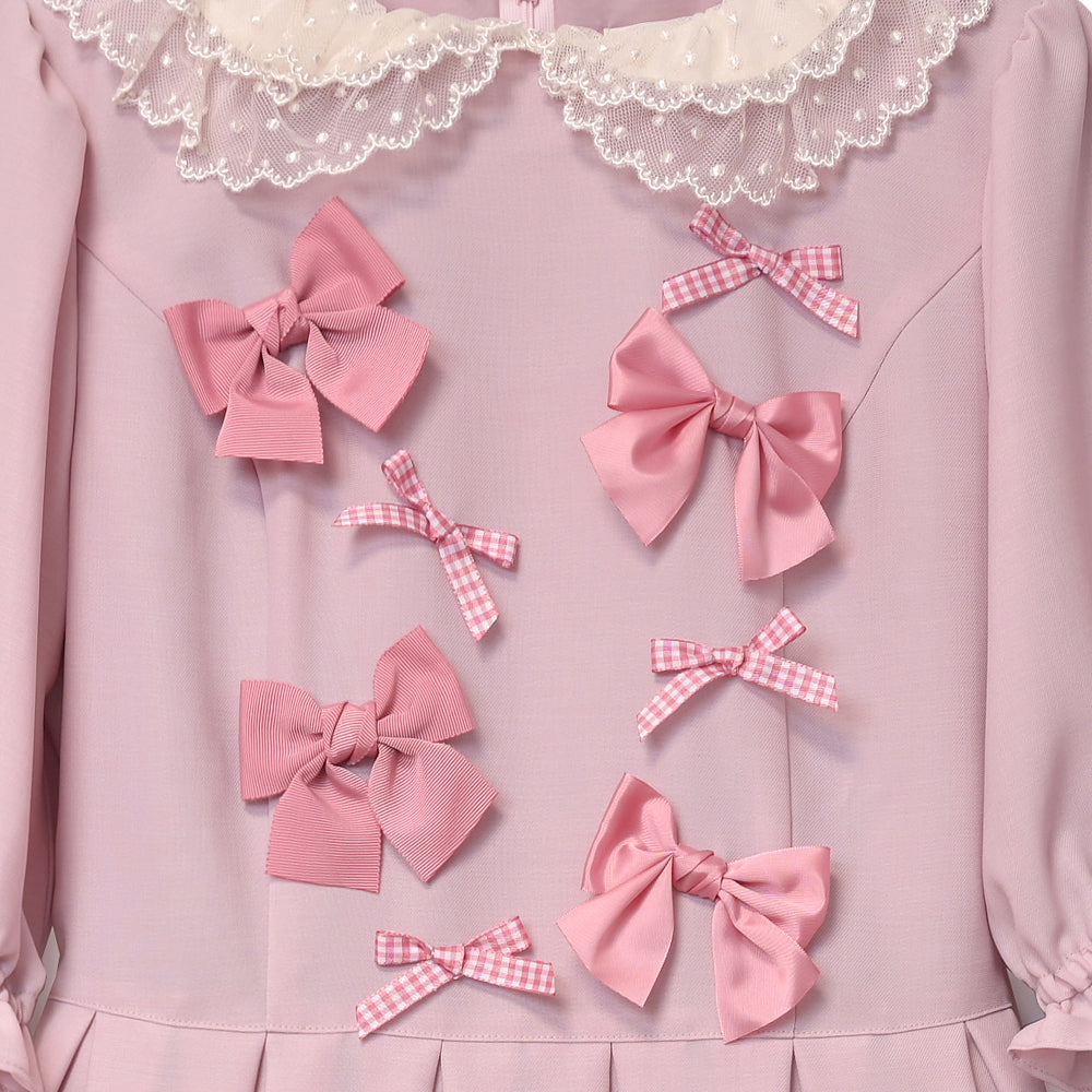 ワンピース Melody BasKet Romantic Ribbon Romantic Ribbonワンピース-Melody BasKet(メロディバスケット