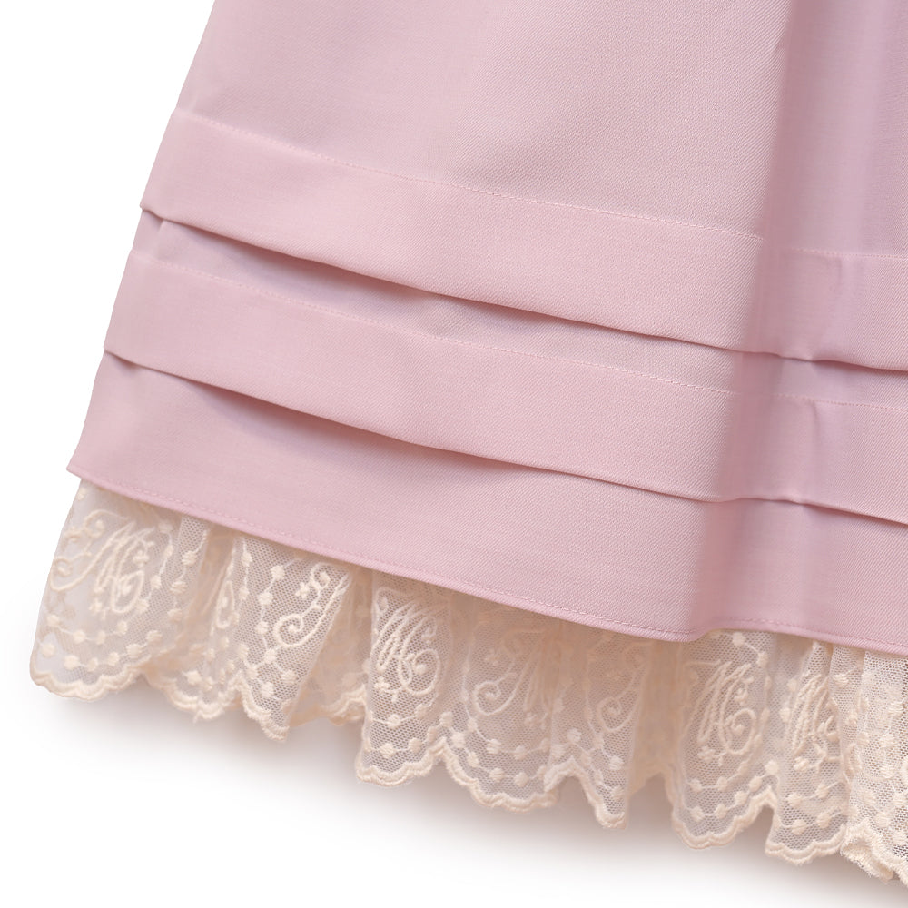 メロディバスケット Romantic Ribbon ワンピース ピンク 新品 Romantic Ribbonワンピース-Melody BasKet(メロディバスケット