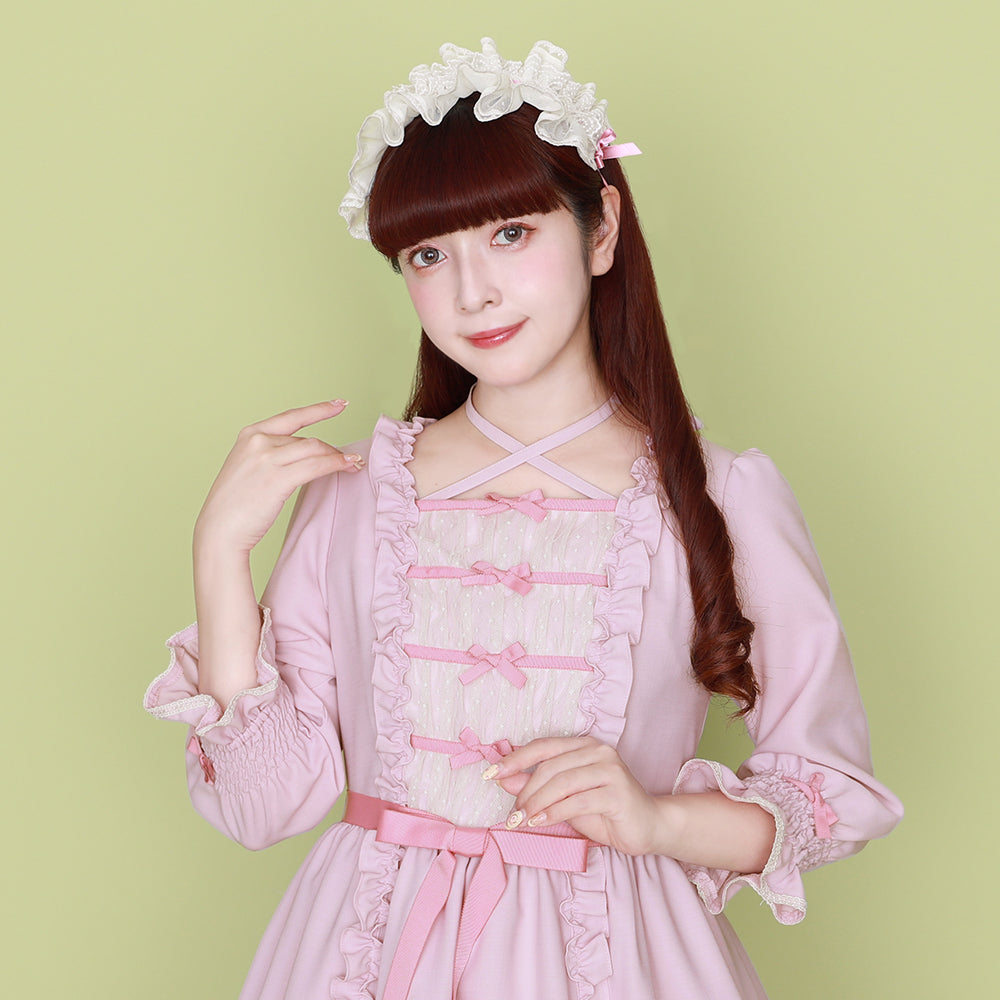 メロディバスケット×青木美沙子 Precious roseフリルカラー