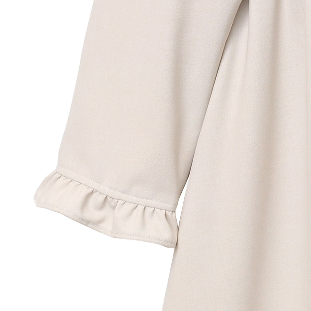 Rose lace collar spring coat