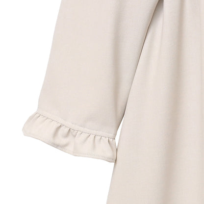 Rose lace collar spring coat