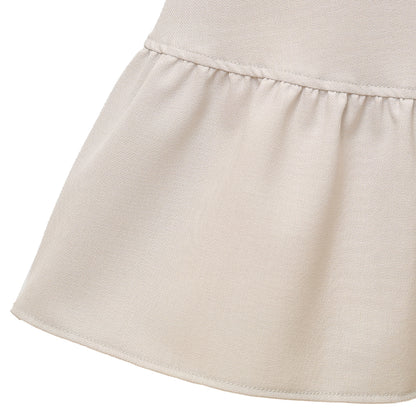 Rose lace collar spring coat