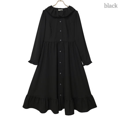 Rose lace collar spring coat